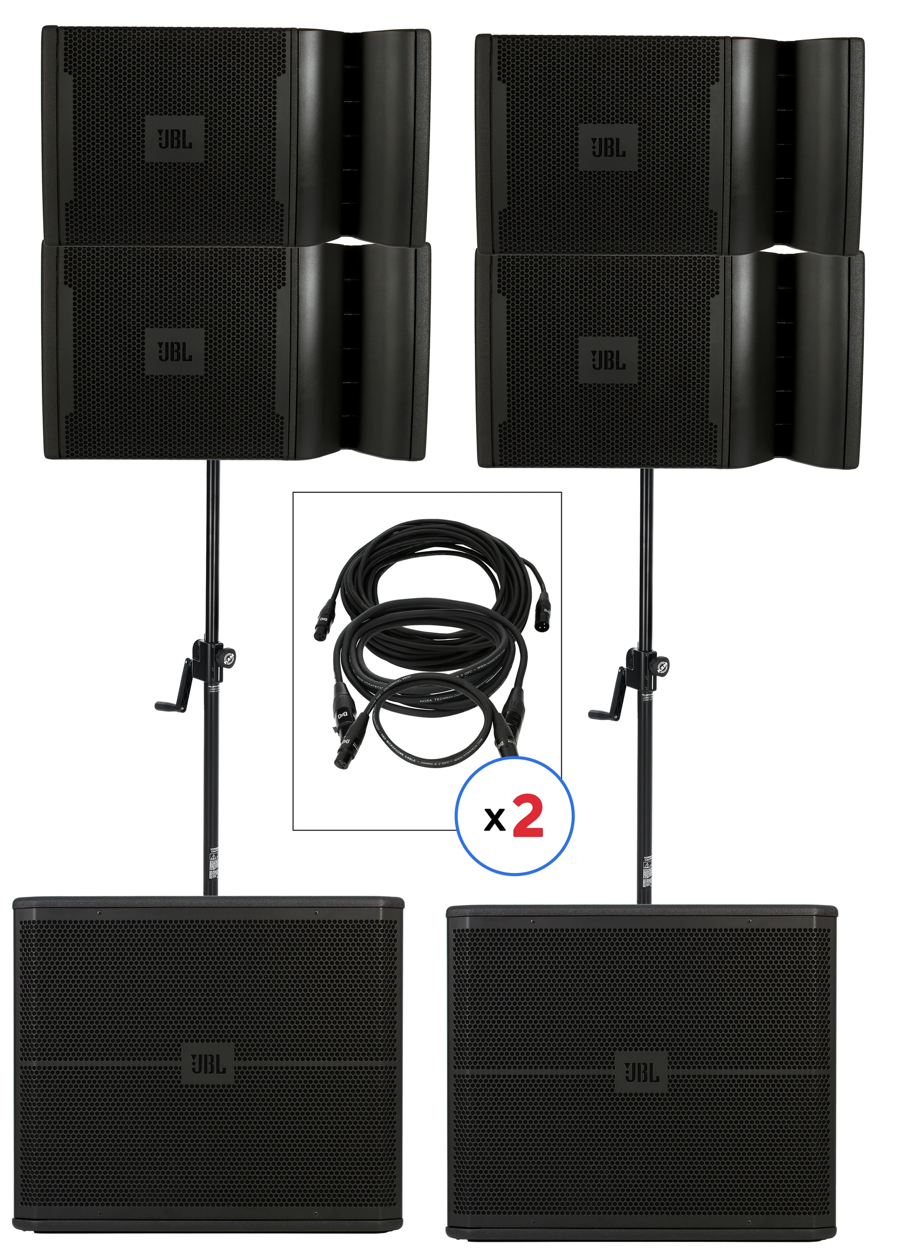 JBL VRX932LAP 1750W 12英寸有源双阵列公共广播系统