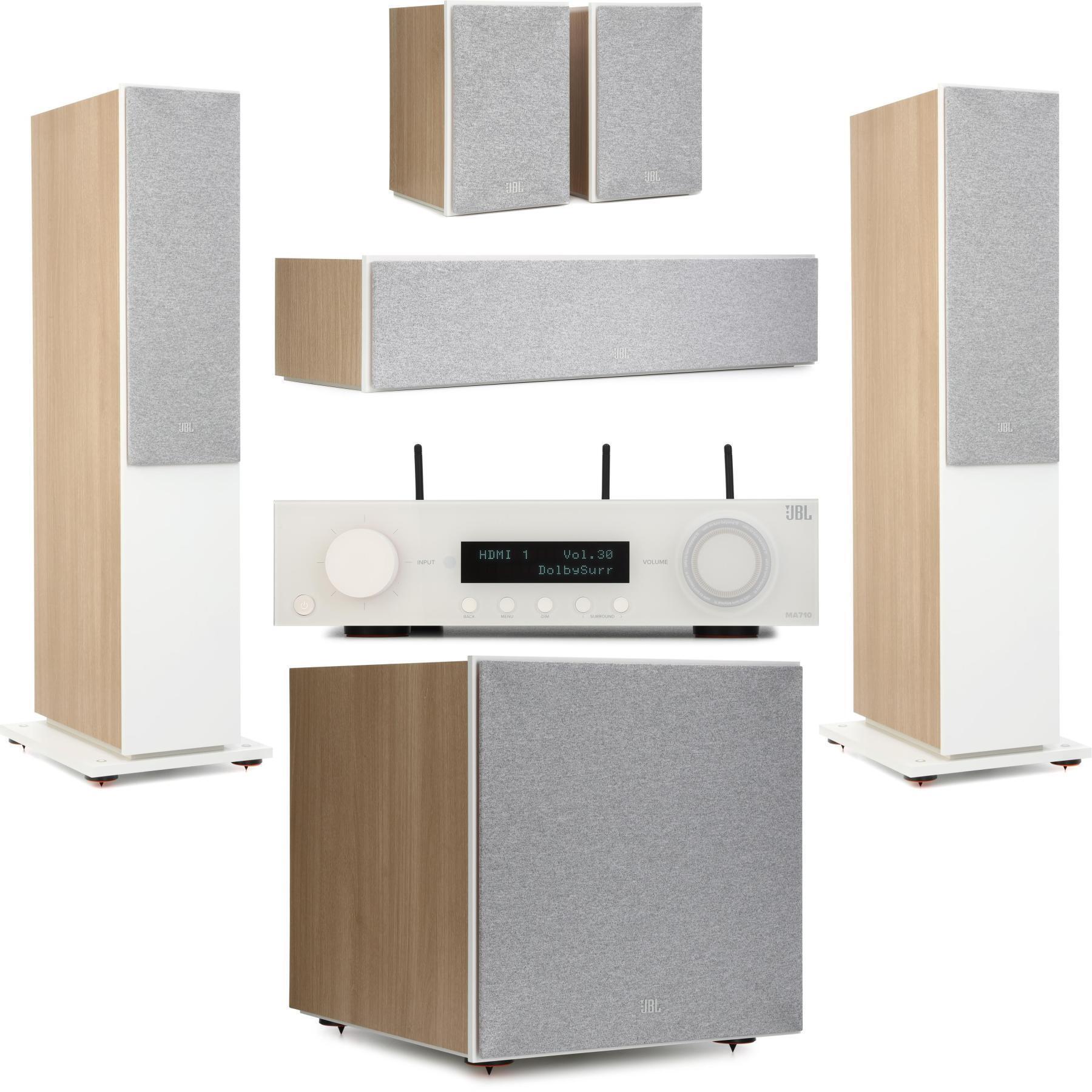 JBL MA710 5.1 Home Theater Bundle - White