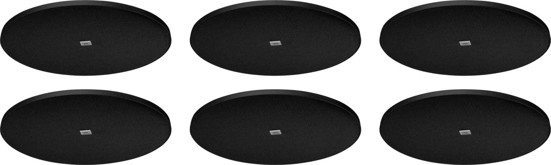 JBL MTC-426BG Control 426C/T、426LP和424LP音箱圆形网罩 - 黑色，6件装