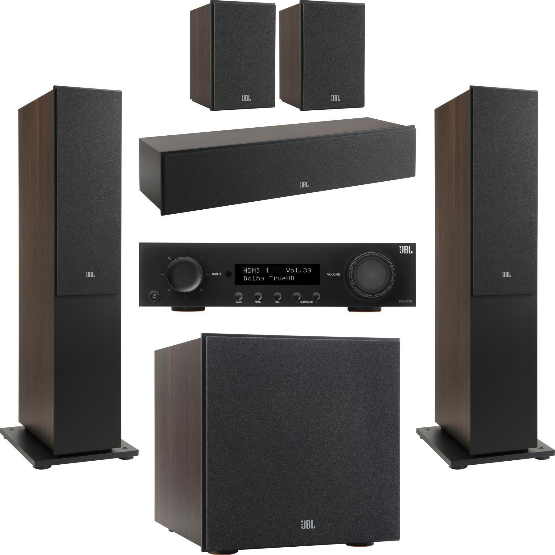 JBL MA310 5.1家庭影院套装 - 黑色