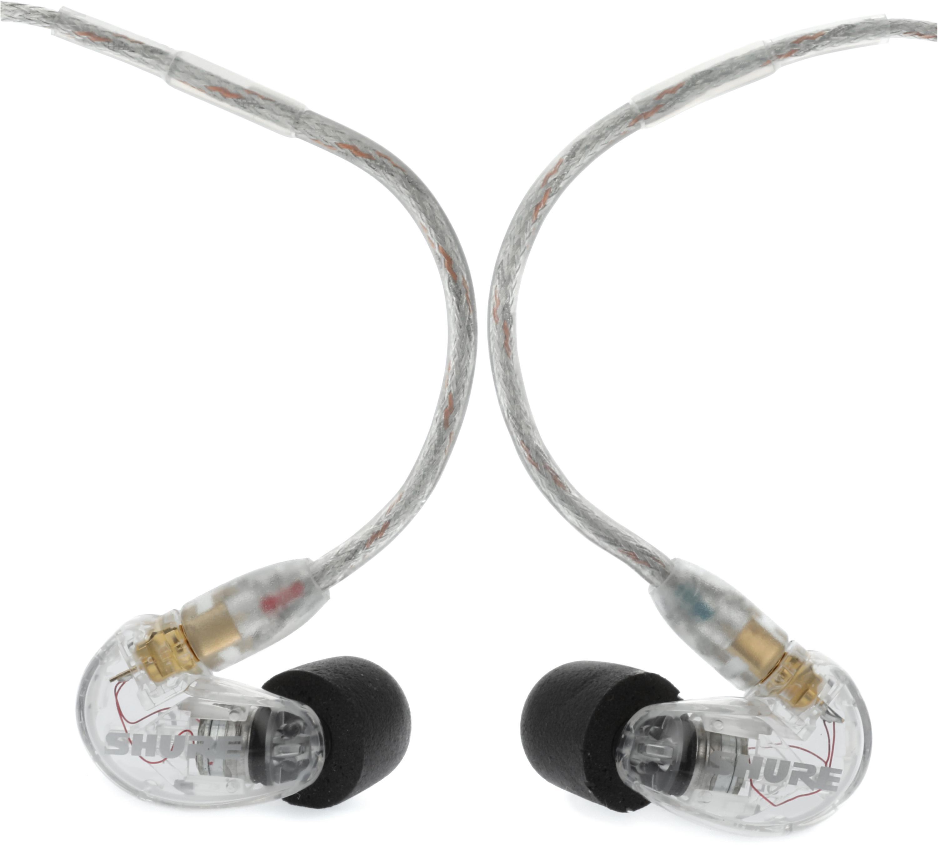 Shure/舒尔 SE215 隔音入耳式耳机 - 透明款