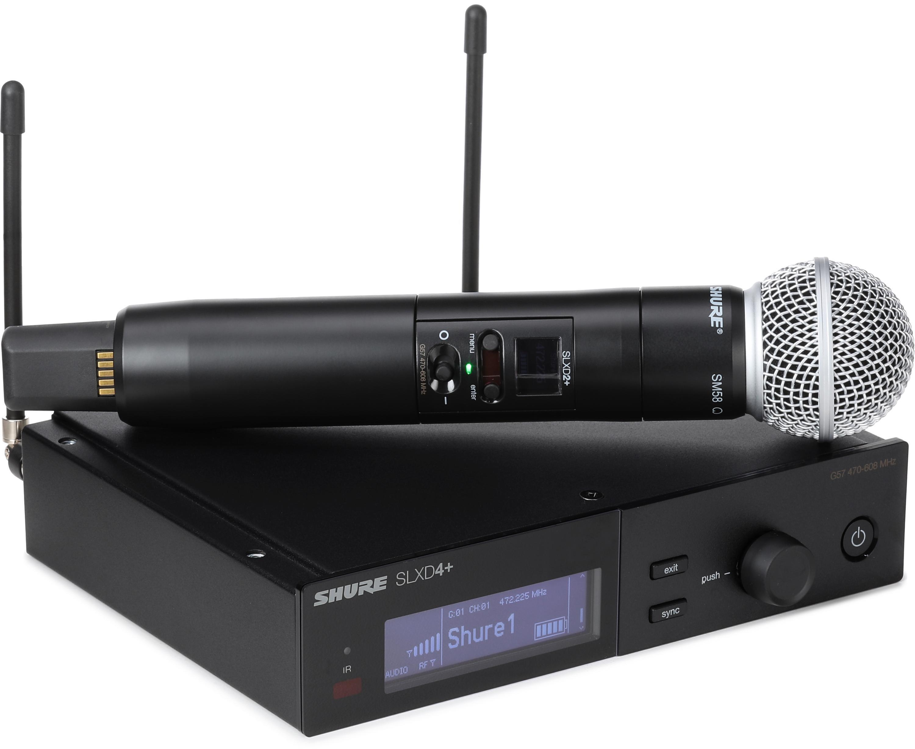 Shure/舒尔 SLXD24+/SM58 数字无线手持麦克风系统
