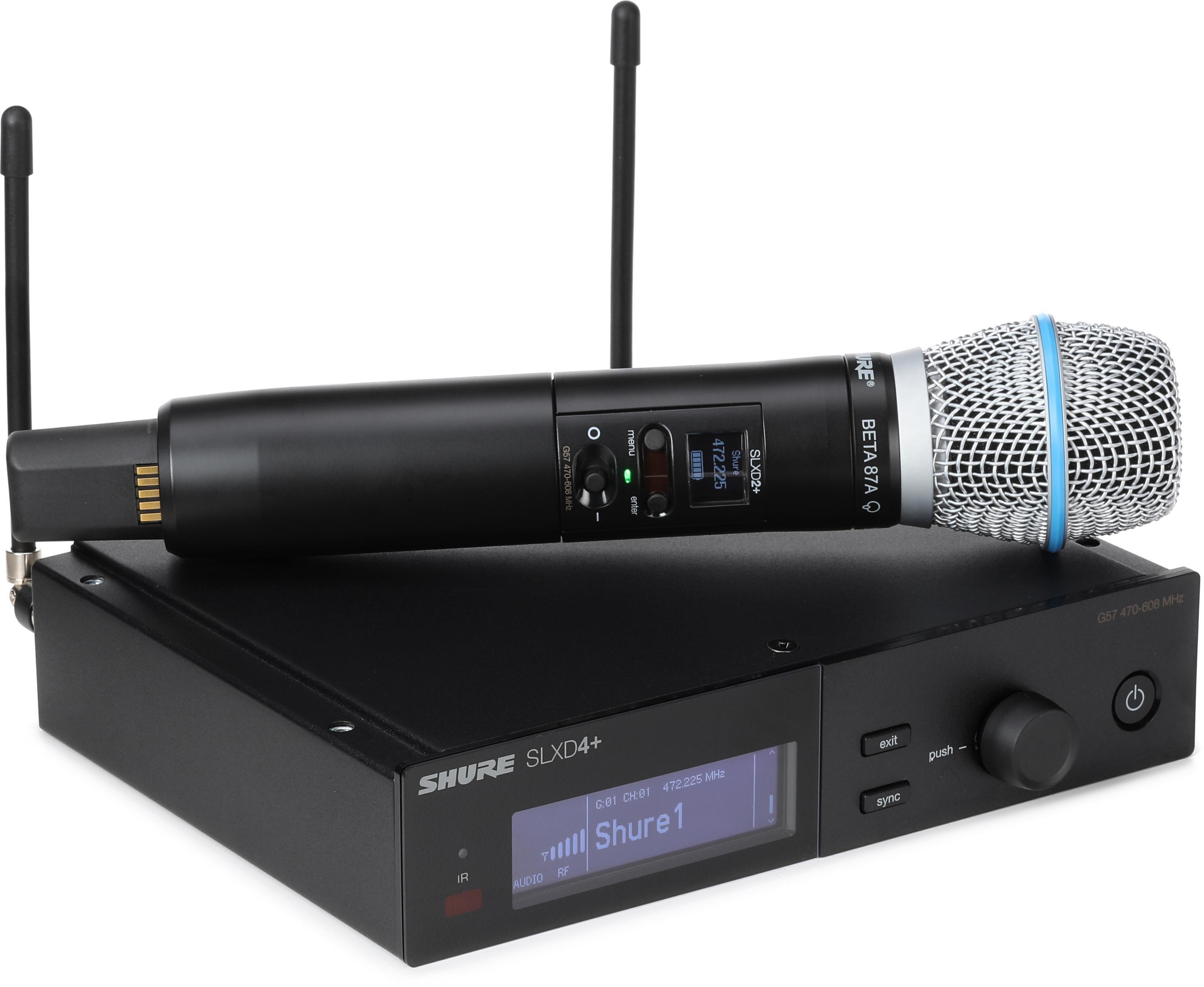 Shure/舒尔 SLXD24+/B87A 数字无线手持话筒麦克风系统