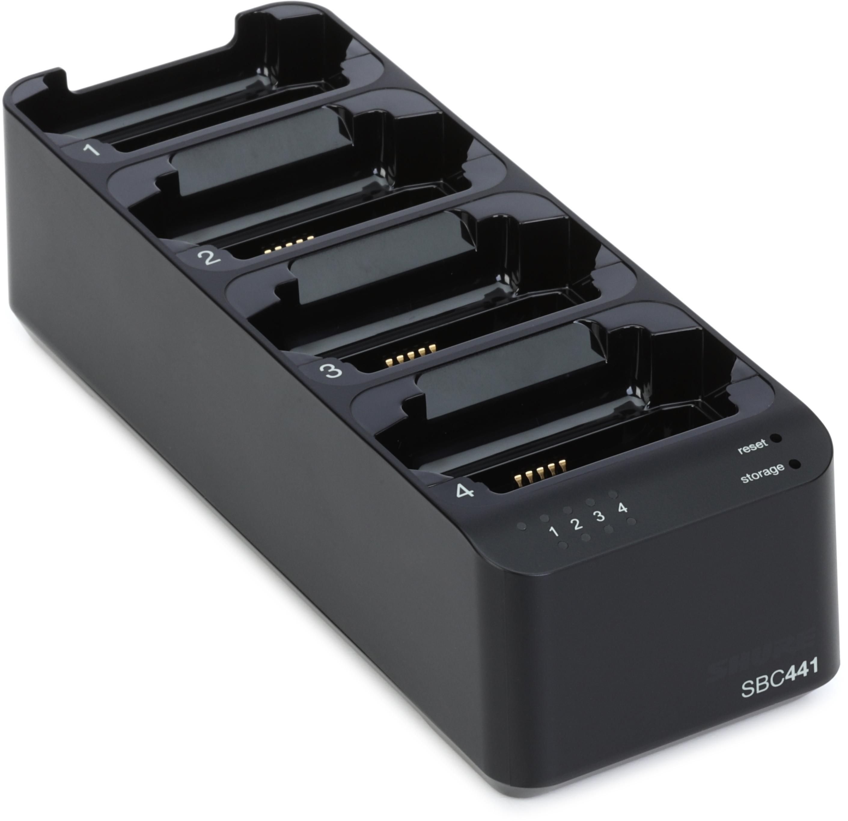 Shure/舒尔 SBC441 Axient Digital PSM 无线四槽基座充电器