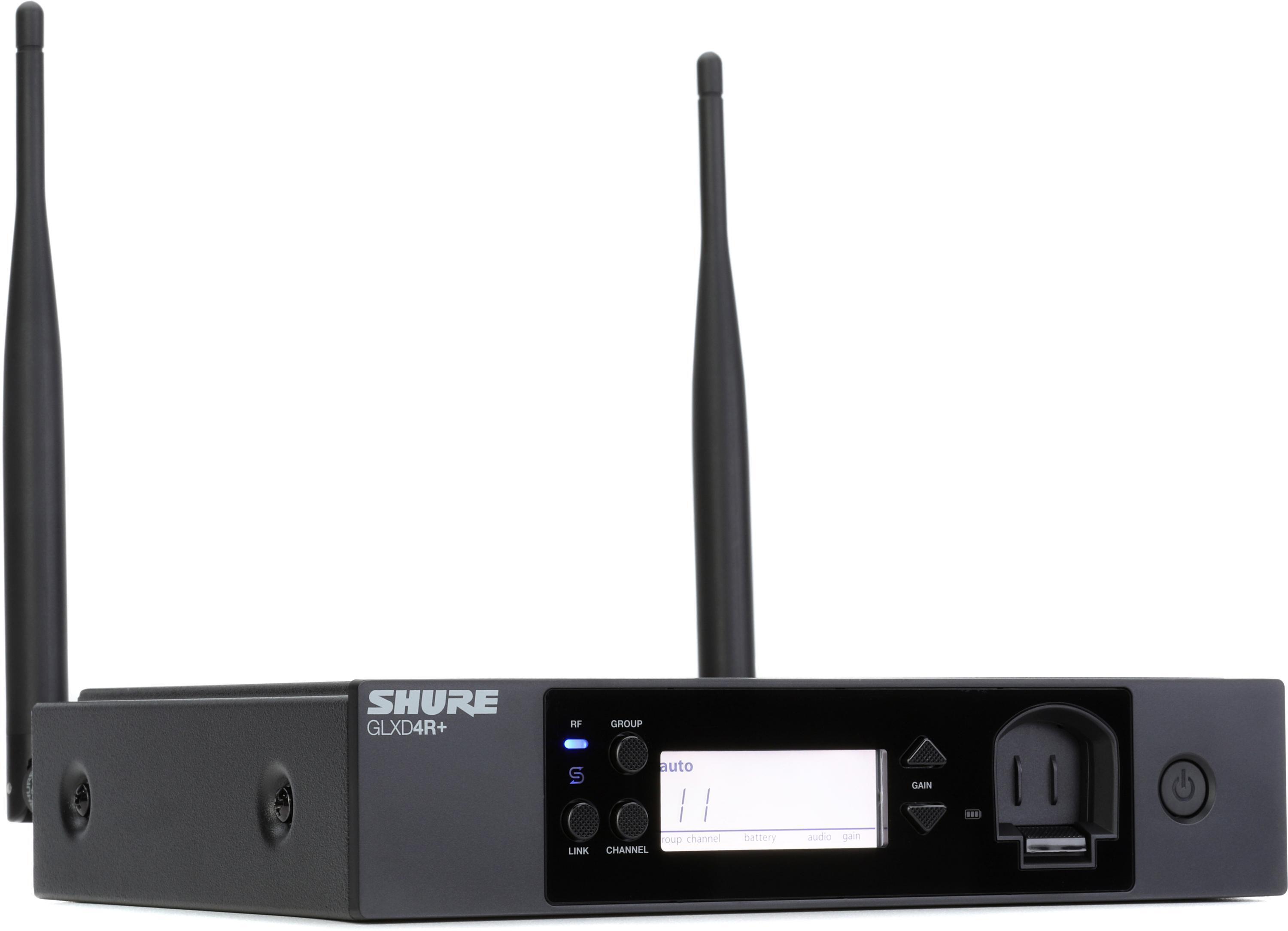 Shure/舒尔 GLXD4R+ 数字无线机架式接收机