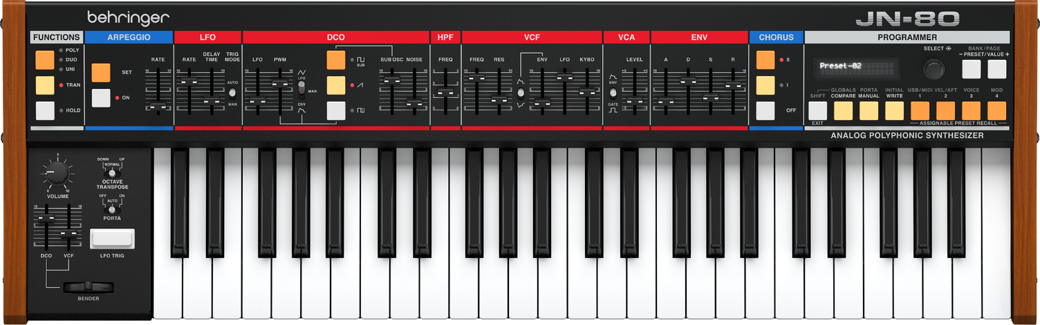 Behringer/百灵达 JN-80 模拟合成器