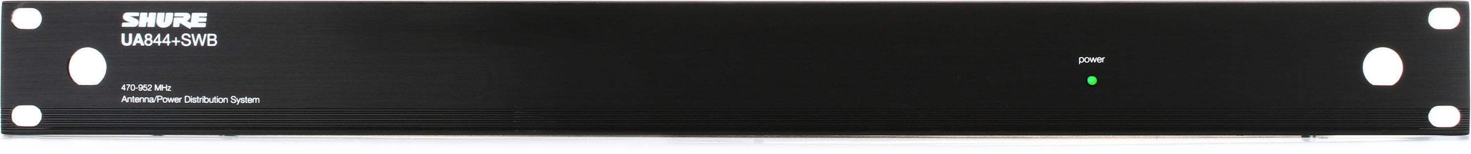 套装产品：舒尔 UA844+SWB - 五路有源天线分配供电系统