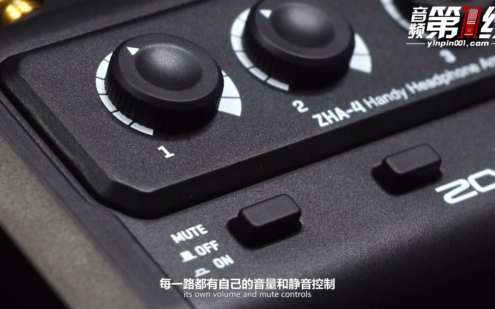 ZOOM ZHA-4 可电池供电的4路/轨/通道耳机放大器/耳放/分配器